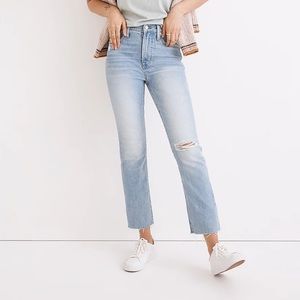 Madewell Perfect vintage jean - cropped, distressed